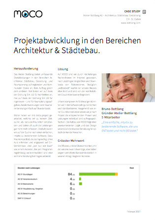 Case Study Software für Architekten-Ateliers und Architekturbüros