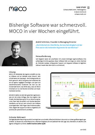 Case Study Softwarewechsel zu MOCO