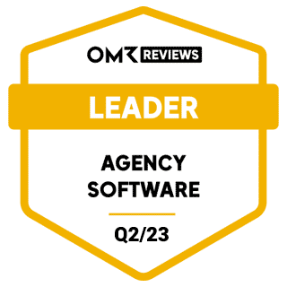 MOCO Reviews Agentursoftware Leader Q2-2023 OMR