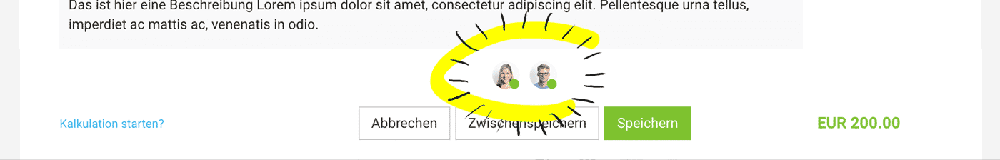 Angebote erstellen parallel bearbeiten