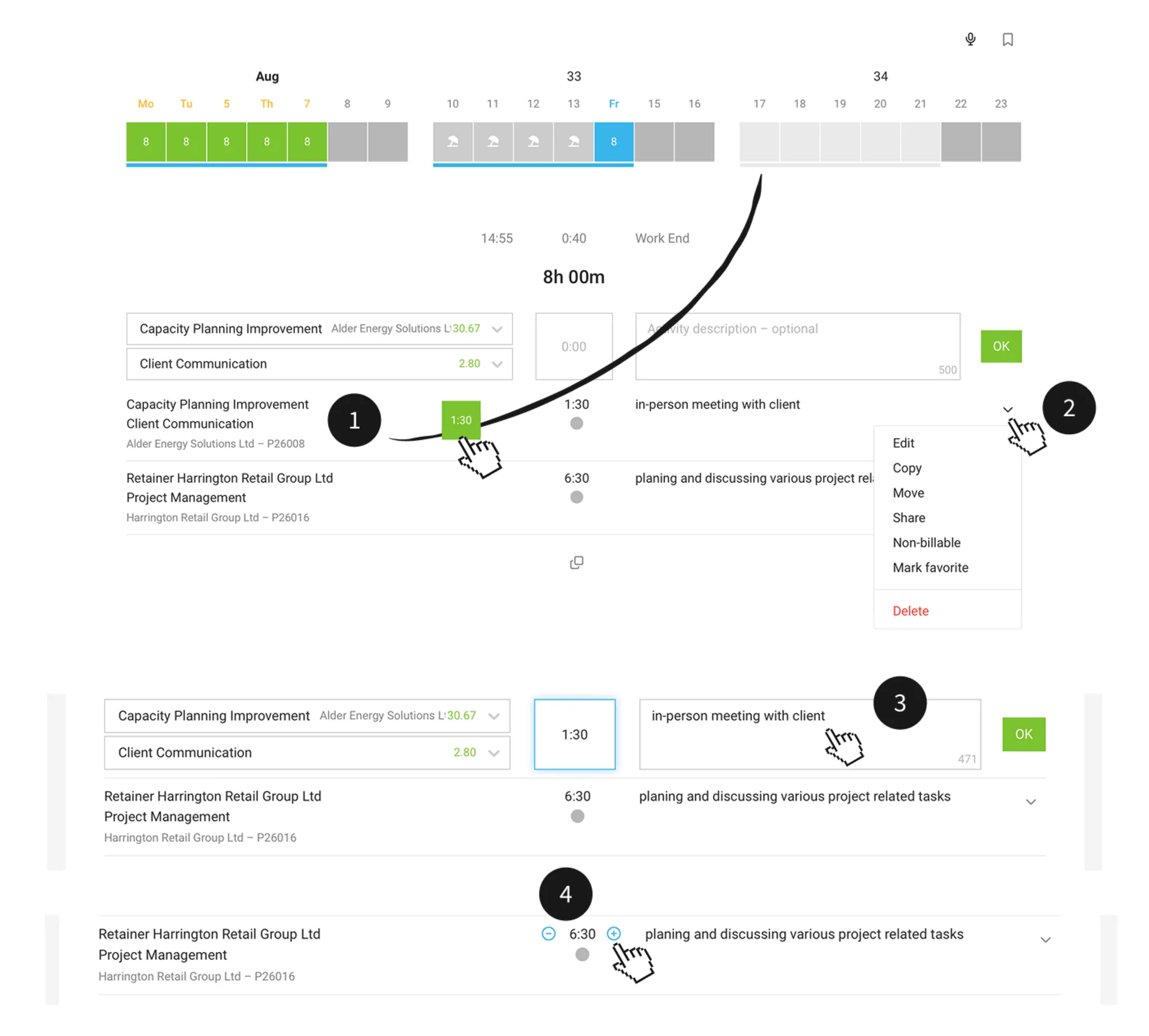 Online Time Tracking MOCO