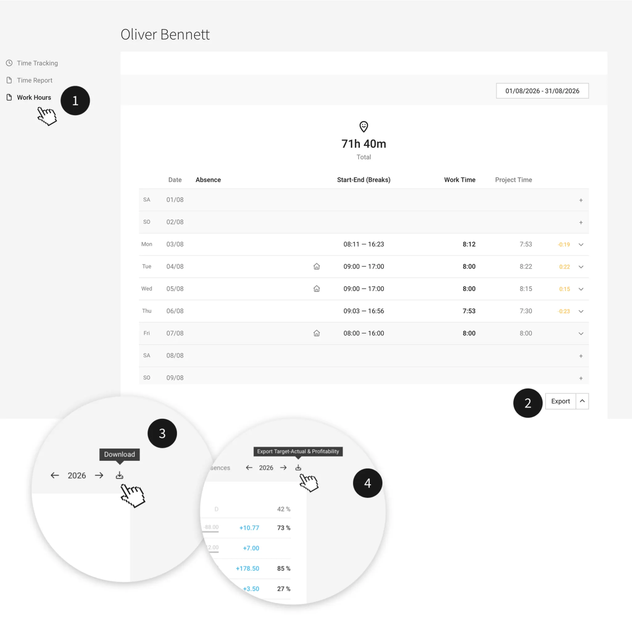 Working Hours Tracking for Agencies
