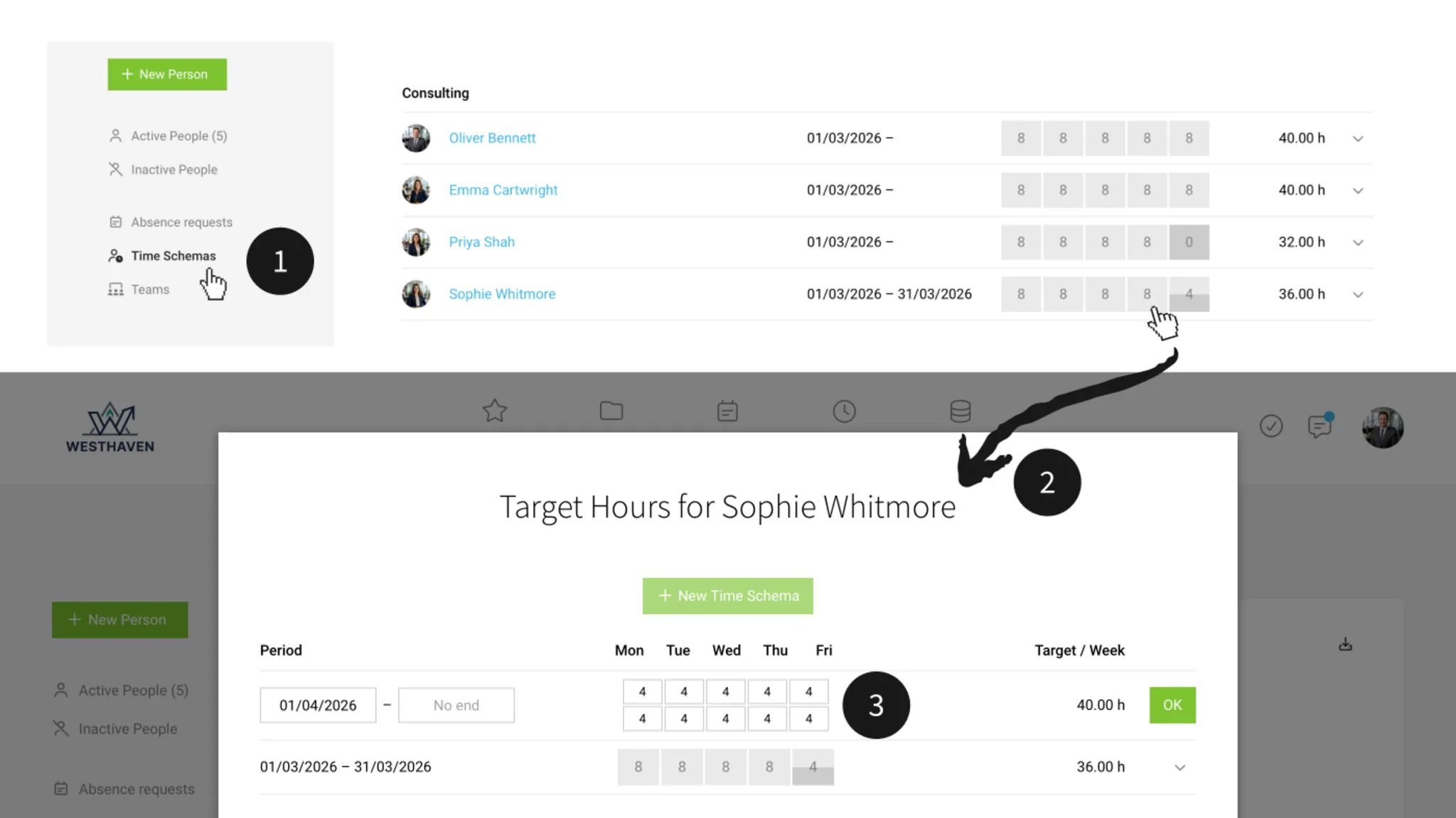 Defining Target Hours and Weekly Model in HR Define HR Target Hours and Weekly Model