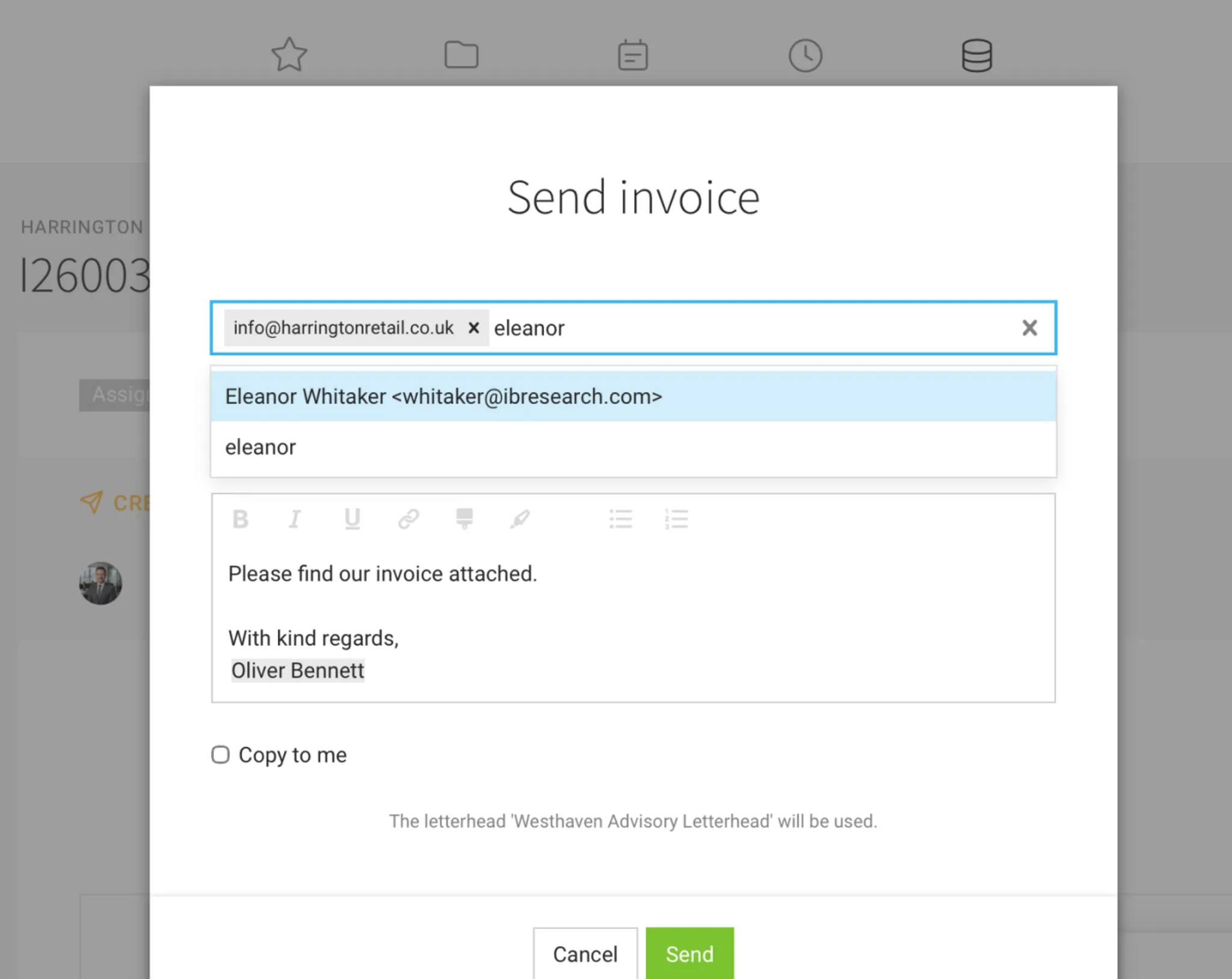 Efficient Email Dispatch with Find-as-you-type Find as you type Email Addresses Email Dispatch