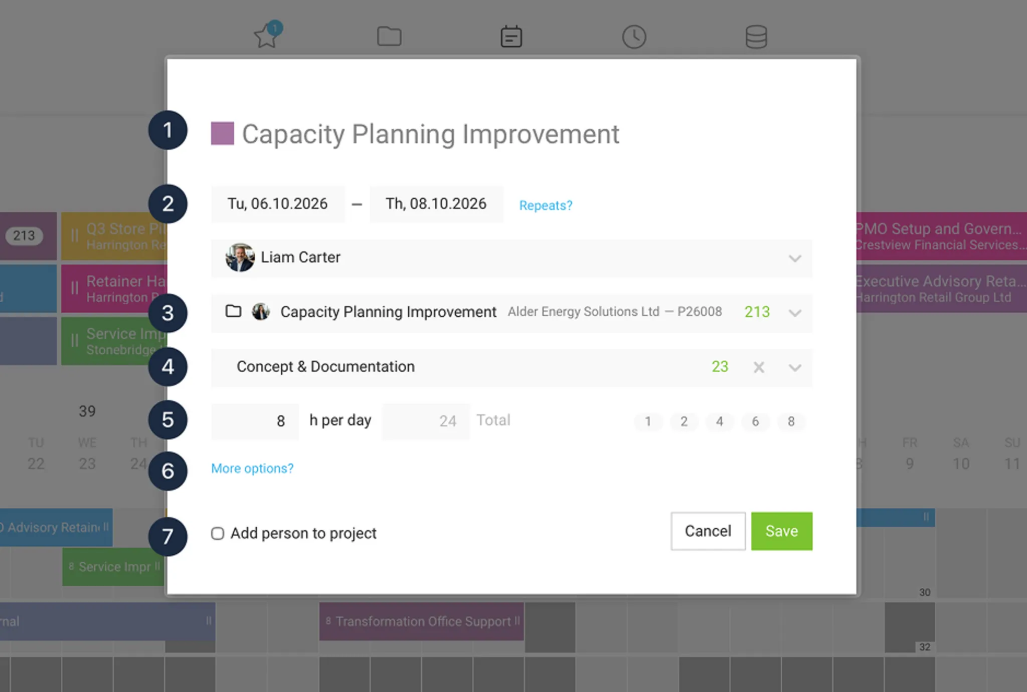 Capacity Planning MOCO ERP Agency Software – The Entry Capacity Planning MOCO ERP Agency Software – The Entry