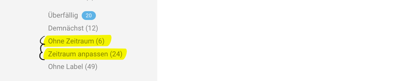 Leads Smart Filter Zeitraum Leads Smart Filter Zeitraum