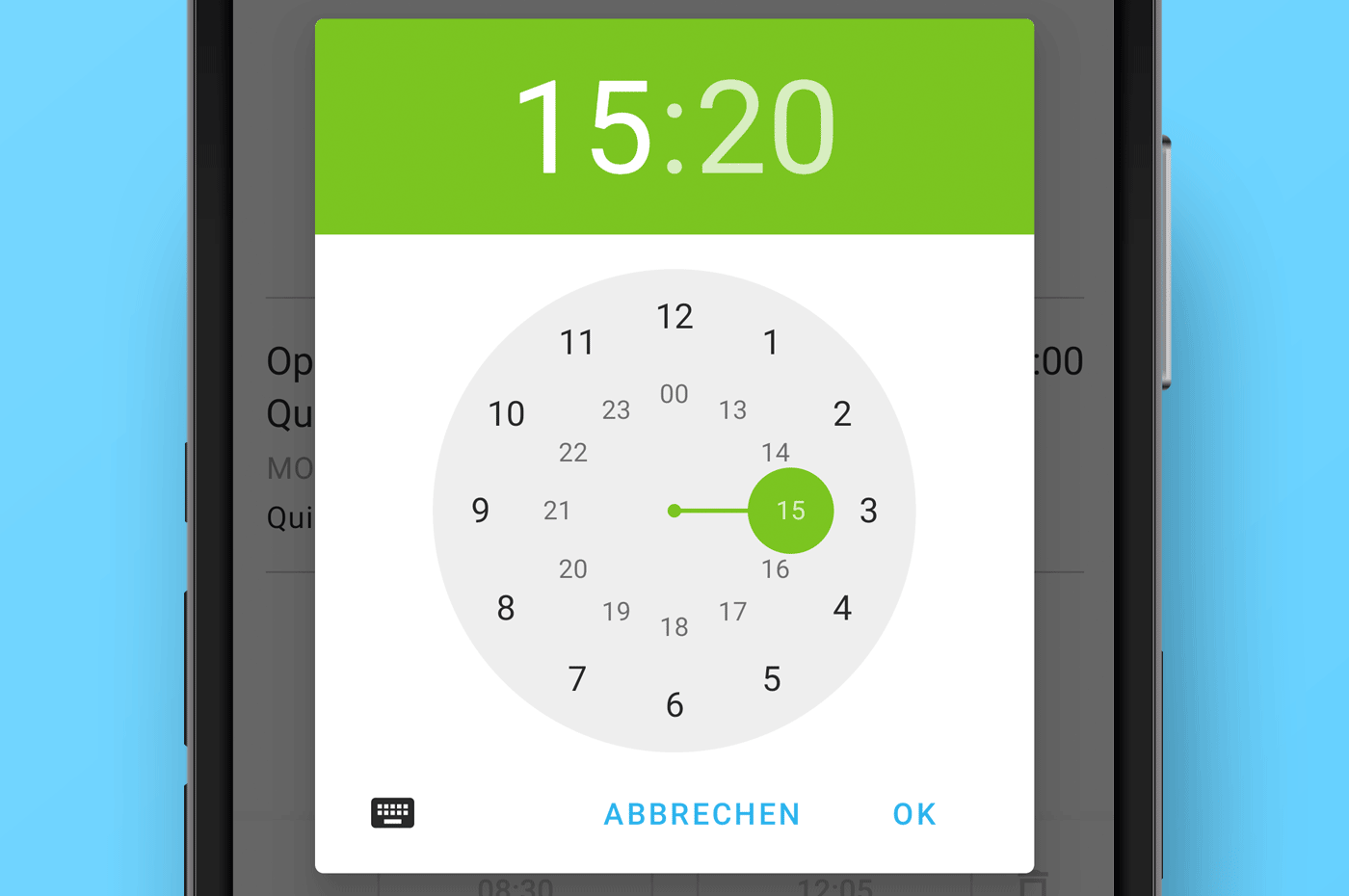 Android App Zeiterfassung MOCO