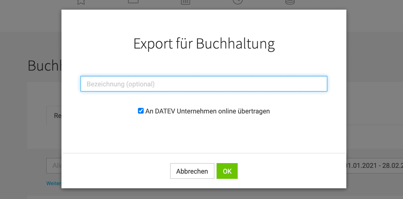 datev export bestätigen