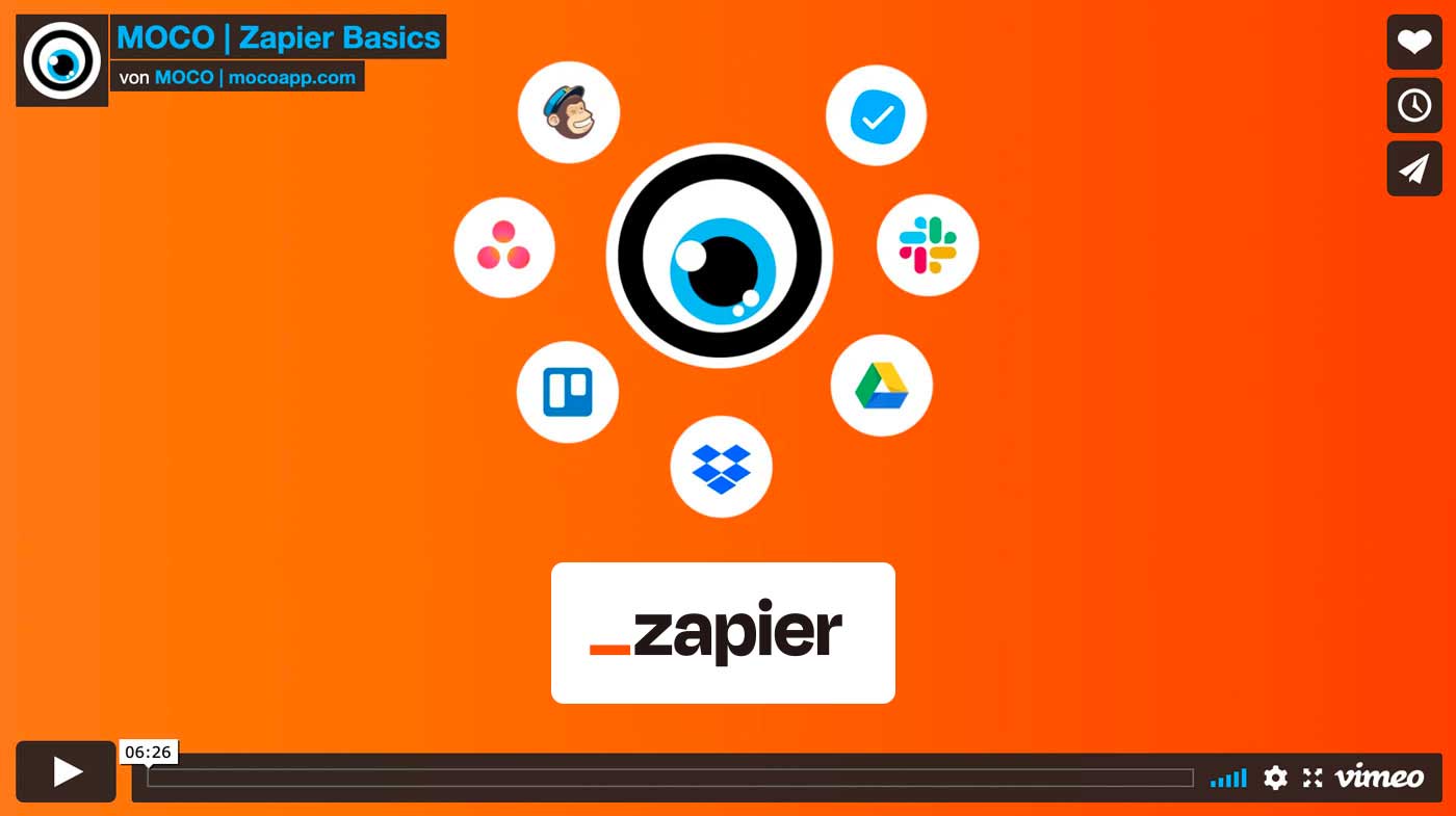 Wie du Zapier mit der Agentursoftware MOCO nutzt