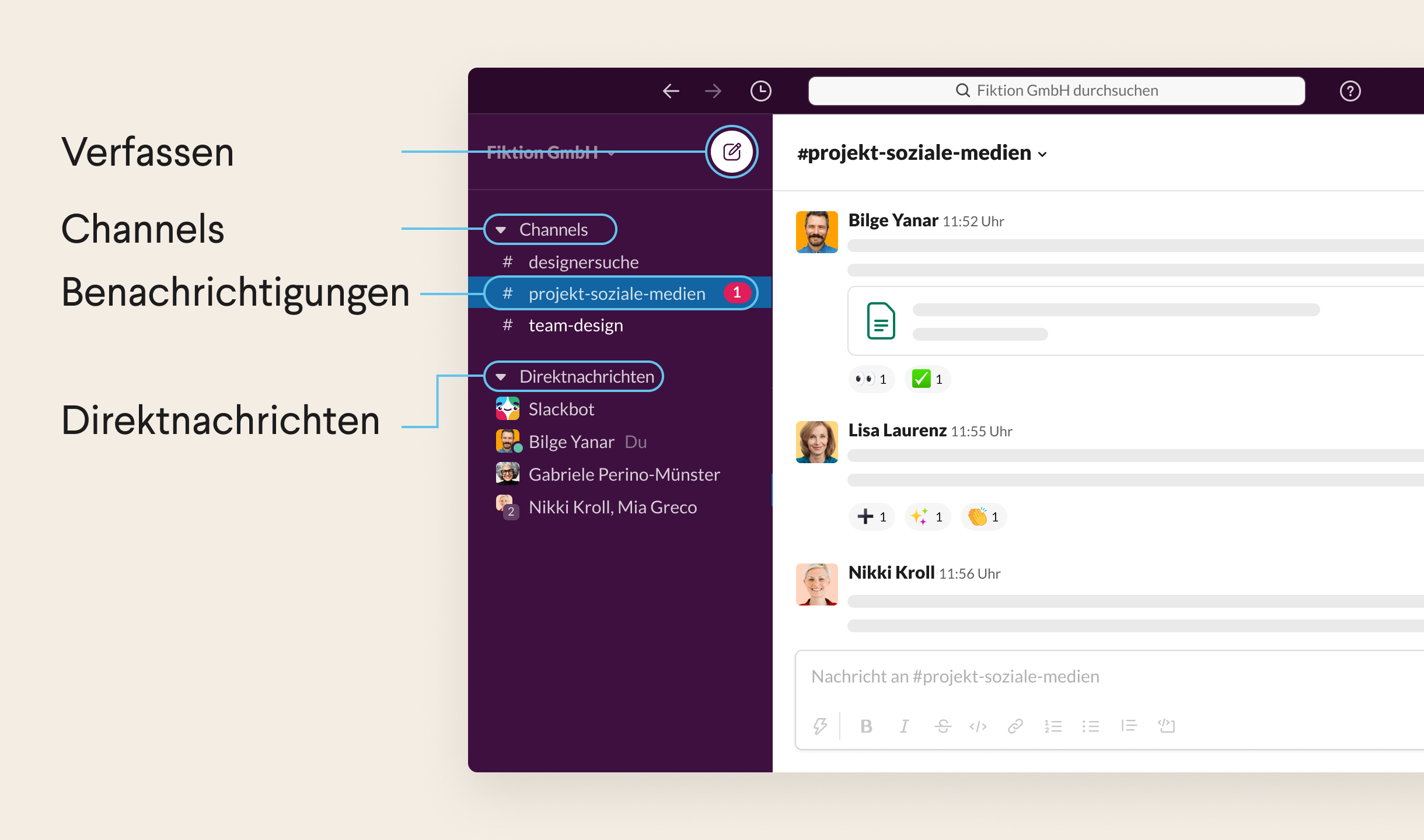 Integration MOCO und Slack 