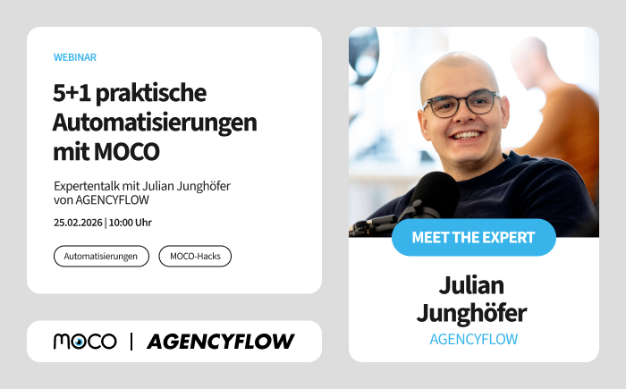 MOCO-Webinar mit Julian Junghöfer