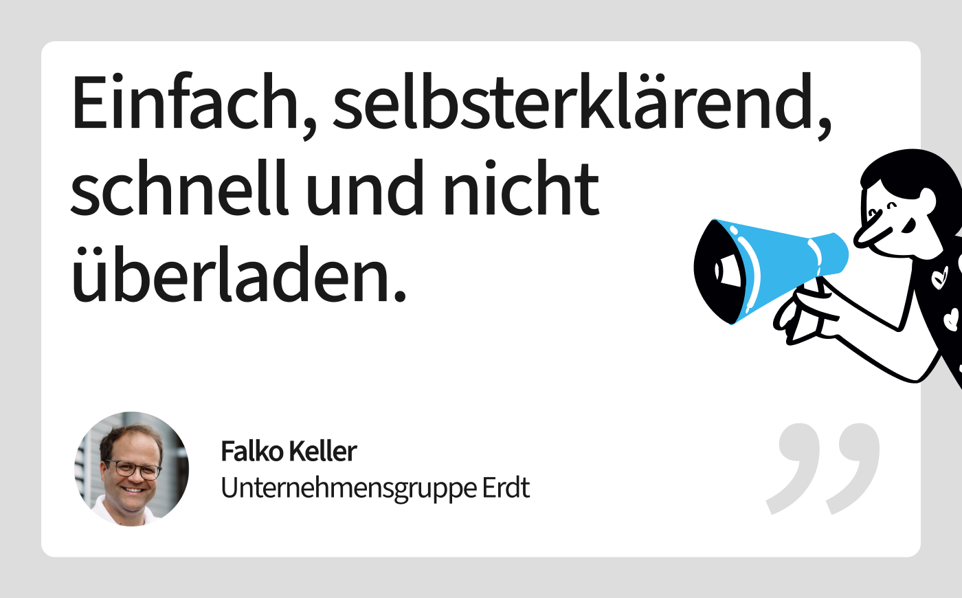 Falko Keller von Erdt ArtWorks über den Wechsel von Revolver Office zu MOCO und effizientere Agenturprozesse.