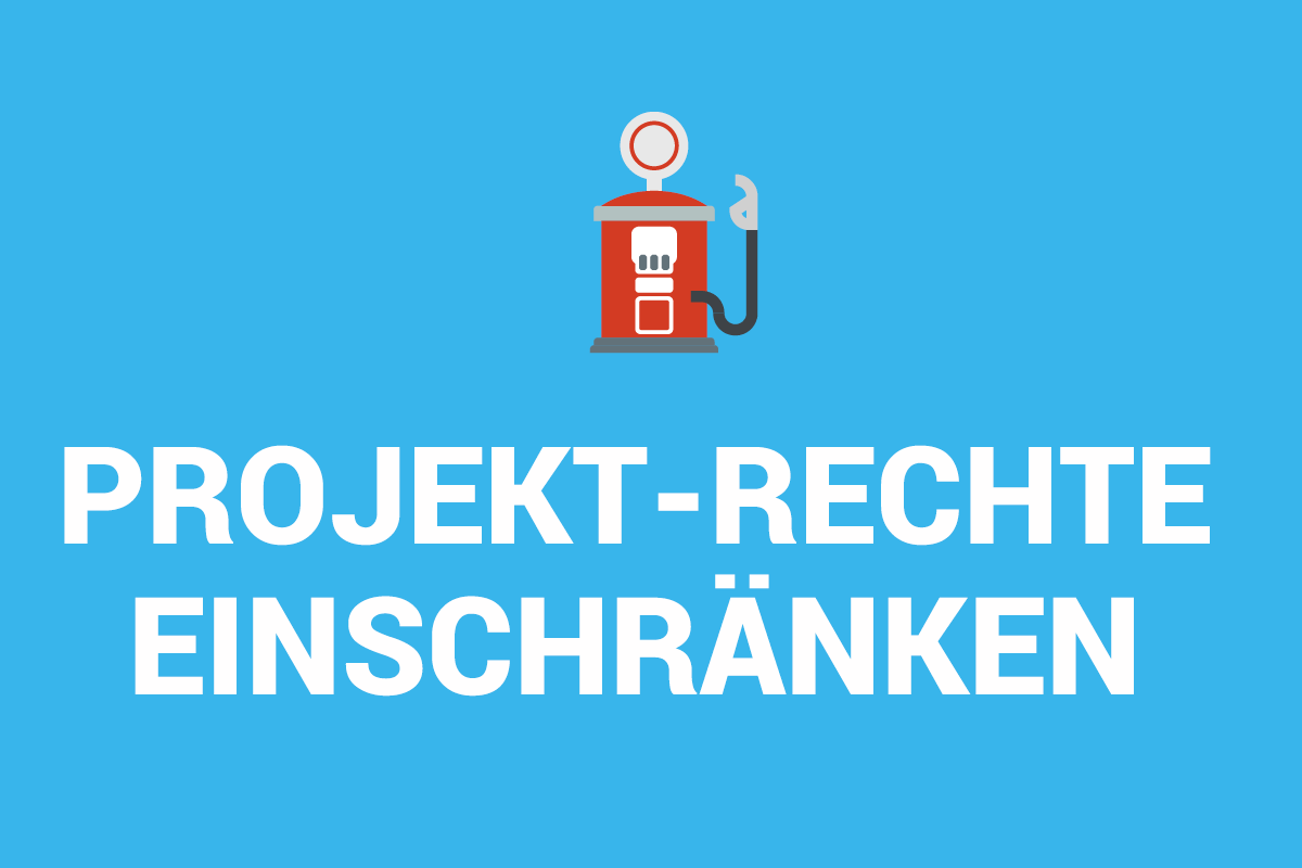 Eingeschränkte Rechte eines Projektleiters