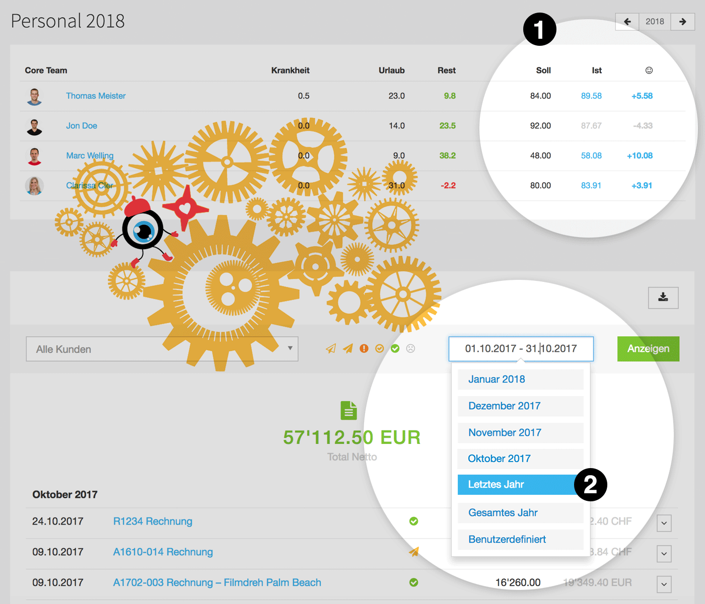 Quick Wins Agentursoftware MOCO