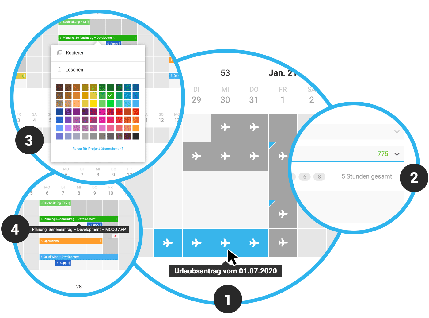 ressourcenplanung updates