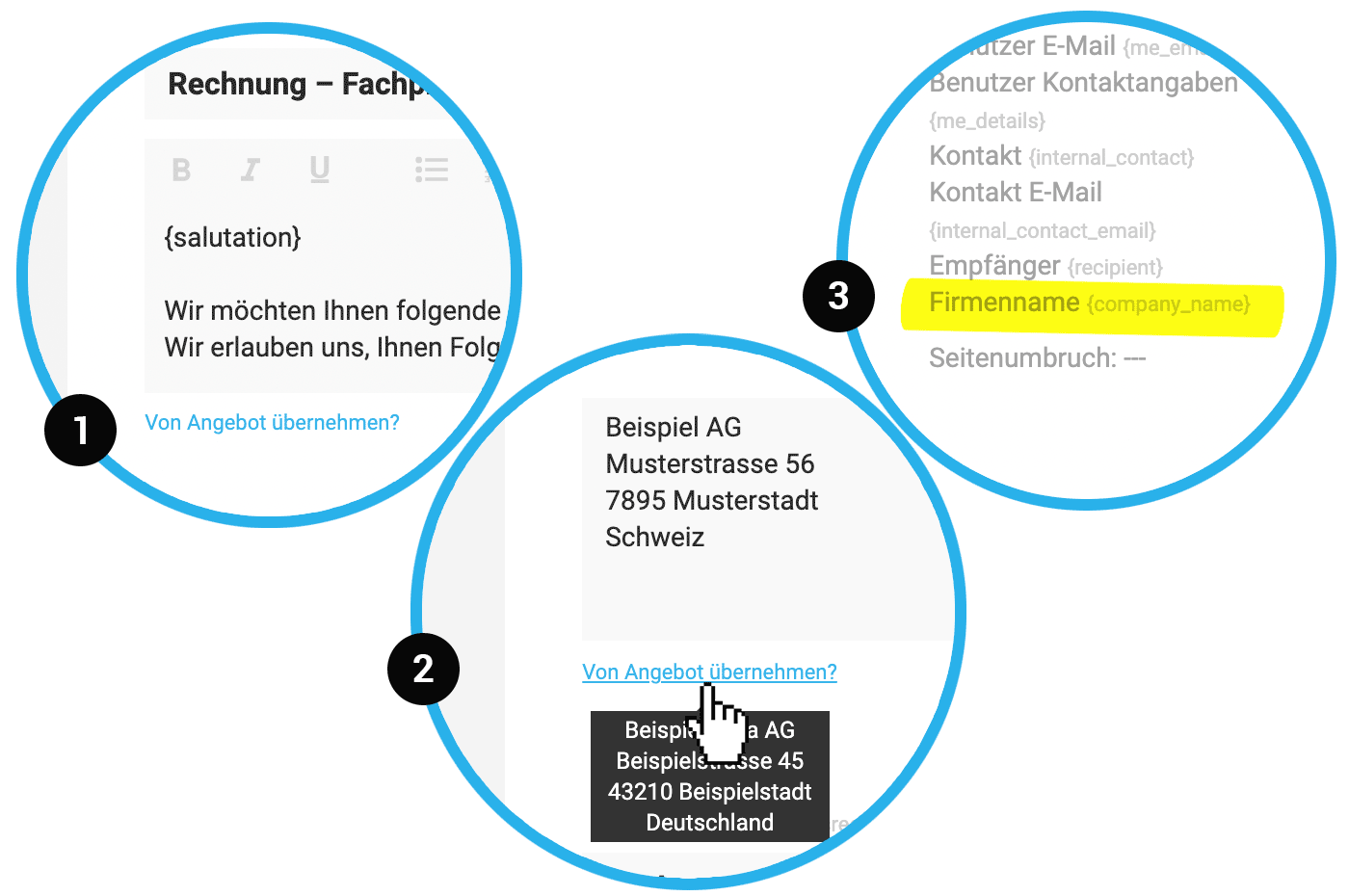 Neue Optionen für Angebote und Rechnungen