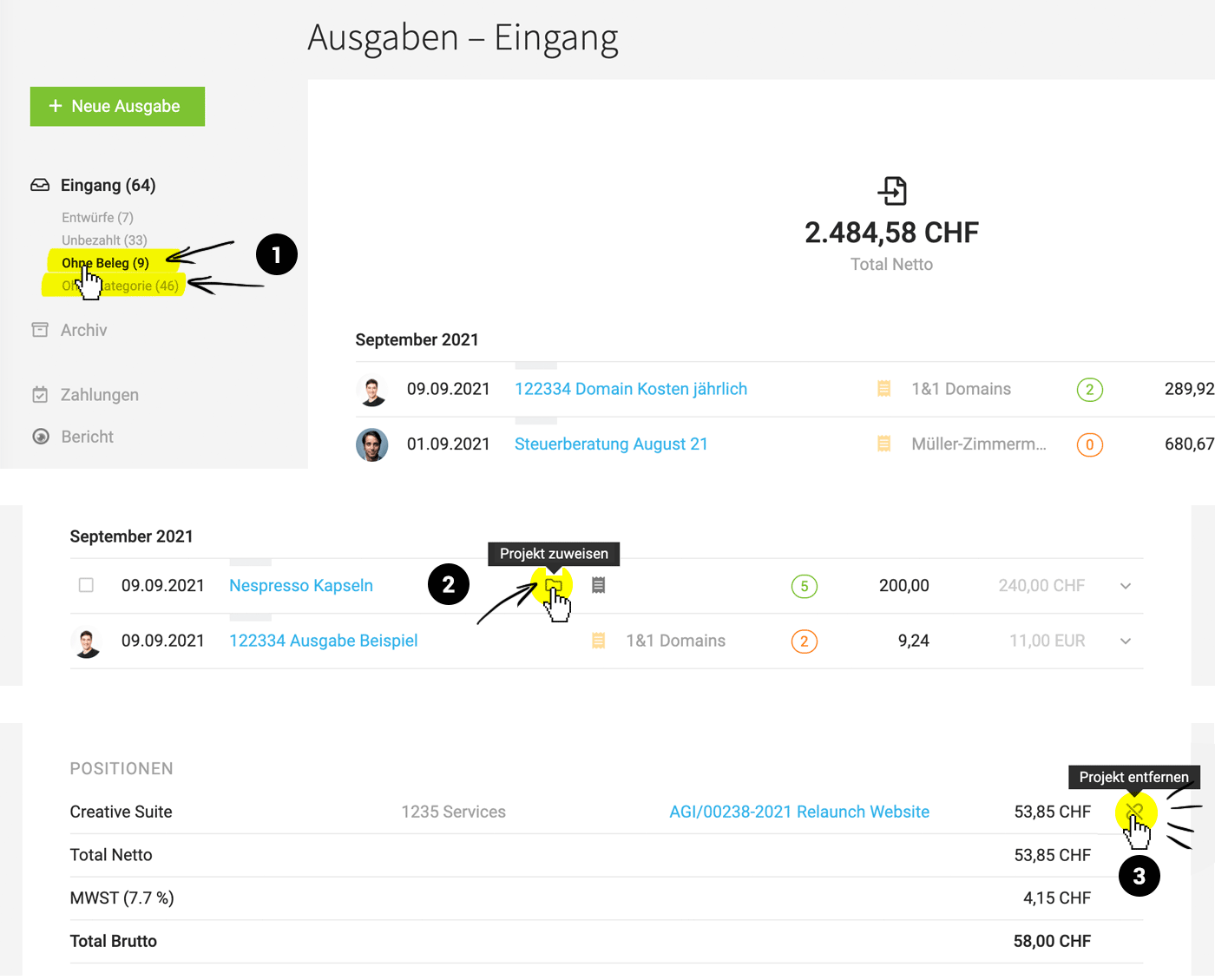 Ausgabenmanagement Optimierungen