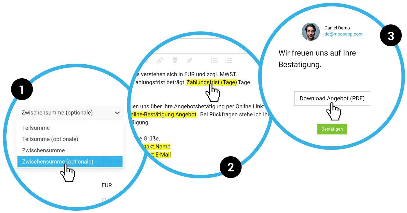 Software für Angebote – neue Features