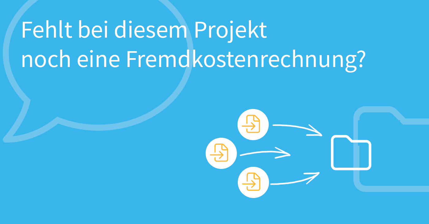 Fremdkosten bzw. Eingangsrechnungen Projekten zuweisen