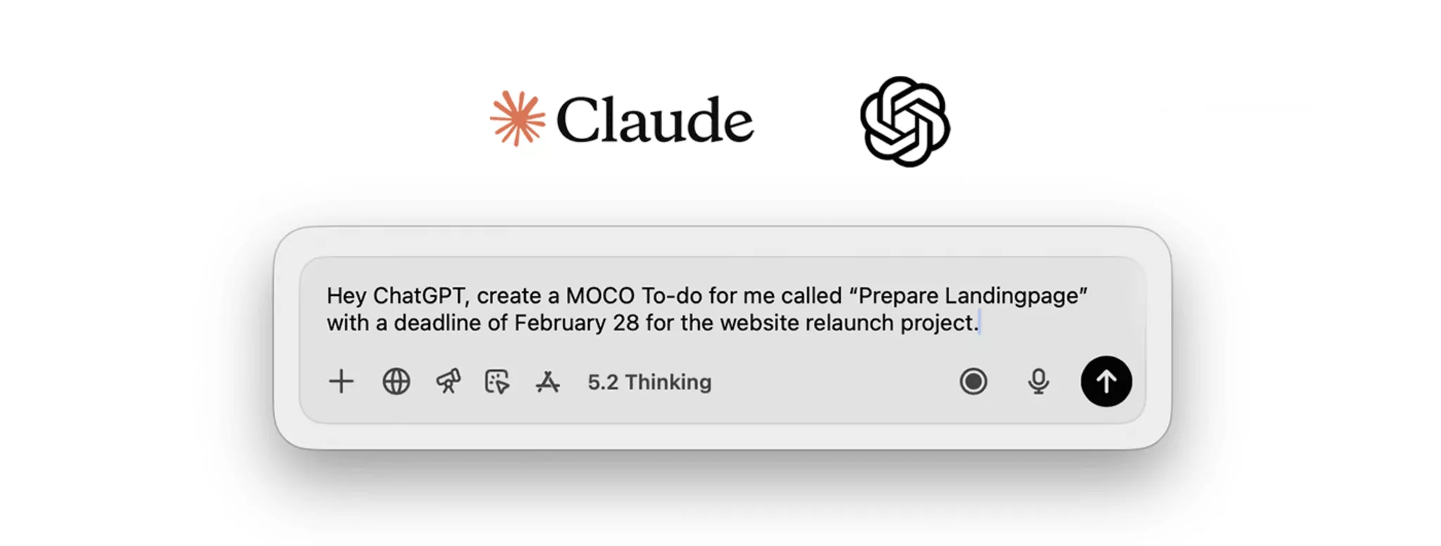 MCP server integration for ChatGPT and Claude
